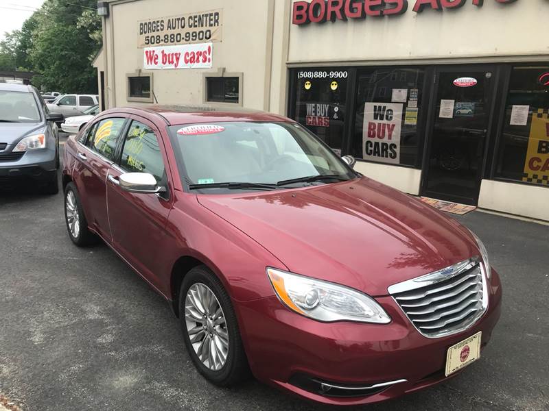 2012 Chrysler 200 for sale at BORGES AUTO CENTER, INC. in Taunton MA