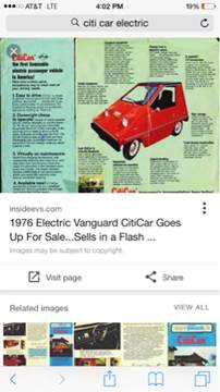 1976 Electric car City car