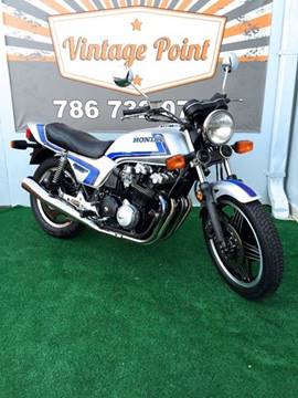 1982 Honda CB900F for sale at Vintage Point Corp in Miami FL