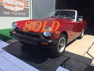 1978 MG Midget for sale at Vintage Point Corp in Miami FL