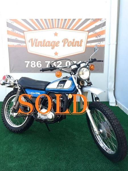 1975 Yamaha DT175 for sale at Vintage Point Corp in Miami FL