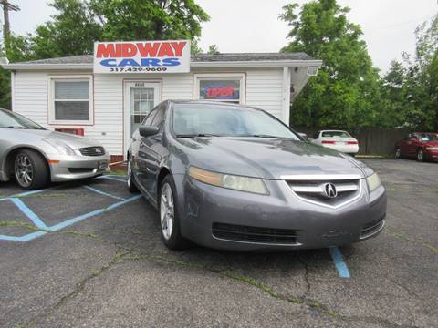 2005 Acura TL for sale at Midway Cars LLC in Indianapolis IN