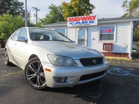 2004 Lexus IS 300 for sale at Midway Cars LLC in Indianapolis IN