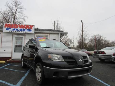 2004 Mitsubishi Outlander for sale at Midway Cars LLC in Indianapolis IN
