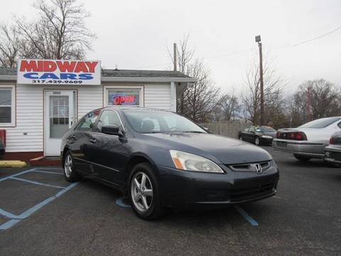 2003 Honda Accord for sale at Midway Cars LLC in Indianapolis IN
