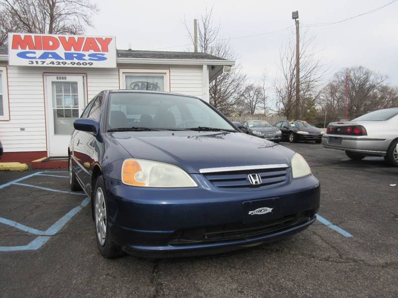 2003 Honda Civic for sale at Midway Cars LLC in Indianapolis IN