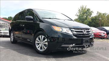 2015 Honda Odyssey for sale at Seven X Motors inc. in Mongaup Valley NY