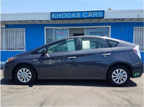 2012 Toyota Prius Plug-in Hybrid for sale at Khodas Cars in Gilroy CA