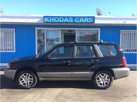 2005 Subaru Forester for sale at Khodas Cars in Gilroy CA