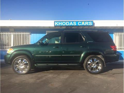 2004 Toyota Sequoia for sale at Khodas Cars in Gilroy CA