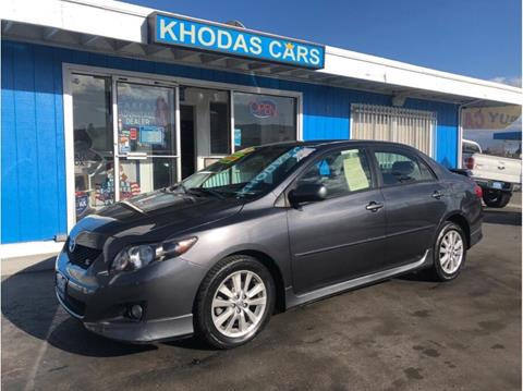 2009 Toyota Corolla for sale at Khodas Cars in Gilroy CA