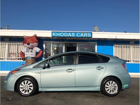 2014 Toyota Prius Plug-in Hybrid for sale at Khodas Cars in Gilroy CA
