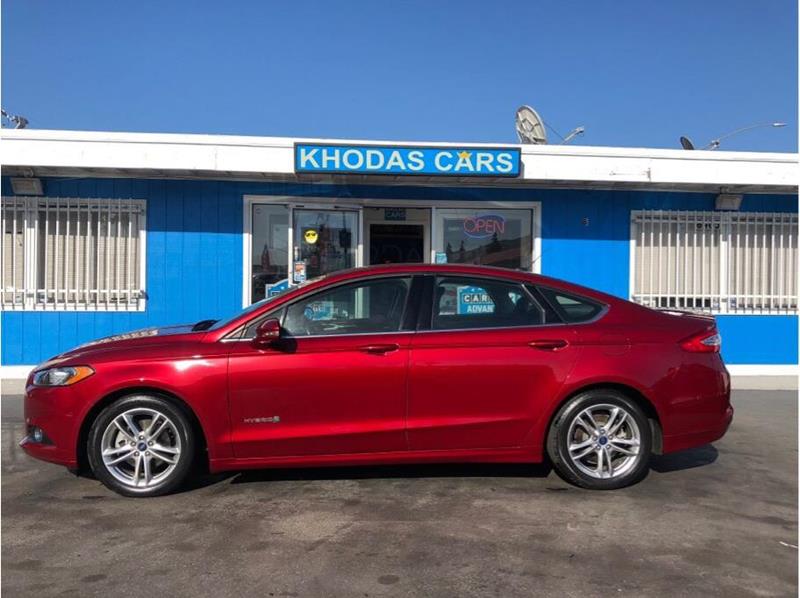 2015 Ford Fusion Hybrid for sale at Khodas Cars in Gilroy CA