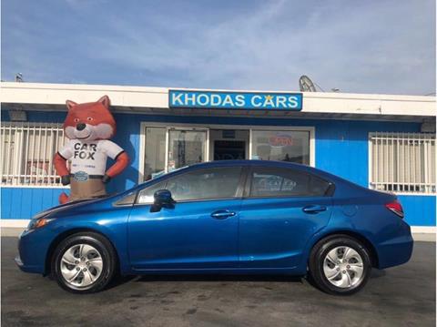 2014 Honda Civic for sale at Khodas Cars in Gilroy CA