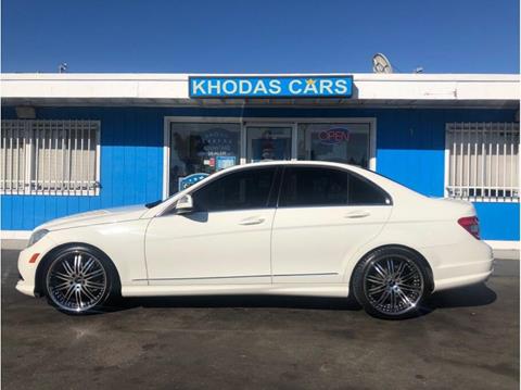 2009 Mercedes-Benz C-Class for sale at Khodas Cars in Gilroy CA