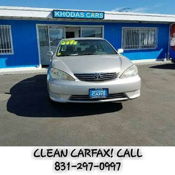 2005 Toyota Camry for sale at Khodas Cars in Gilroy CA