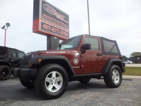 2007 Jeep Wrangler for sale at CARPORT SALES AND  LEASING in Oviedo FL