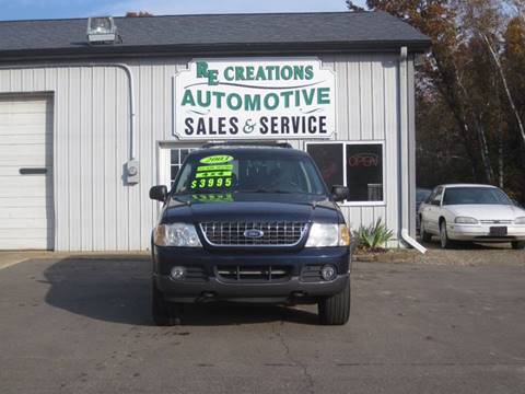 2003 Ford Explorer for sale at RE Creations in Columbiaville MI