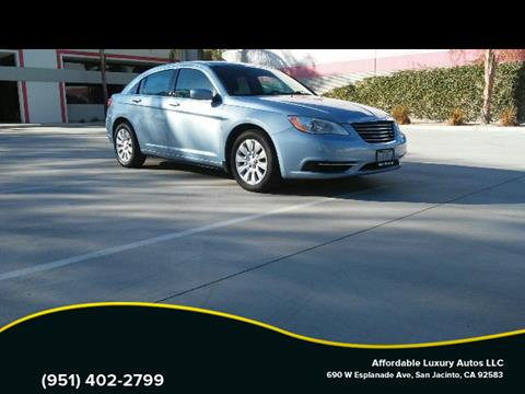 2014 Chrysler 200 for sale at Affordable Luxury Autos LLC in San Jacinto CA