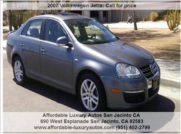 2007 Volkswagen Jetta for sale at Affordable Luxury Autos LLC in San Jacinto CA