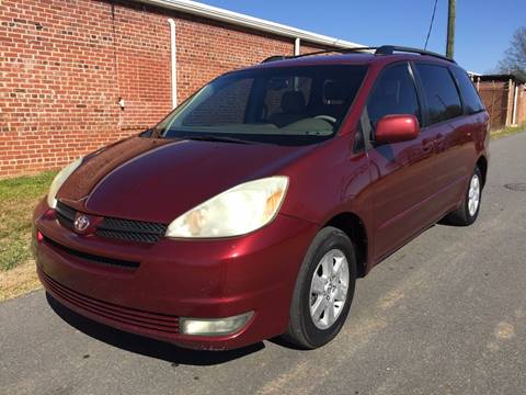 2004 Toyota Sienna for sale at L & V Auto Sales in Gastonia NC