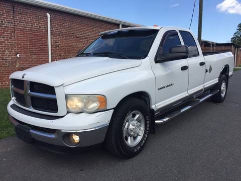 2003 Dodge Ram Pickup 3500 for sale at L & V Auto Sales in Gastonia NC