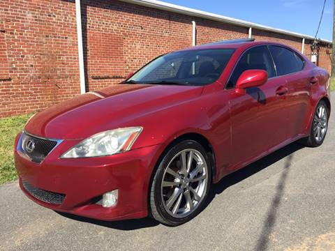 2008 Lexus IS 250 for sale at L & V Auto Sales in Gastonia NC