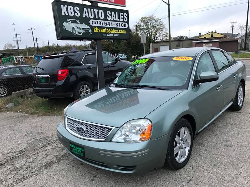 2007 Ford Five Hundred Sel 4dr Sedan In Cincinnati Oh Kbs Auto Sales