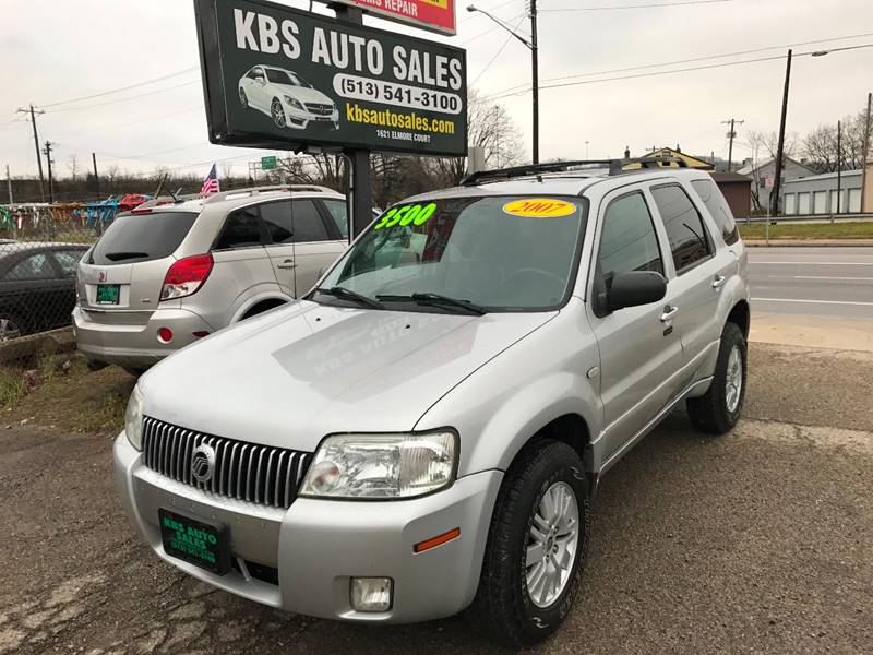 2007 Mercury Mariner Luxury 4dr Suv In Cincinnati Oh Kbs Auto Sales