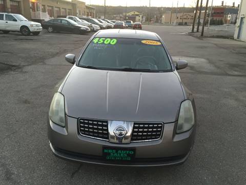 2005 Nissan Maxima for sale at KBS Auto Sales in Cincinnati OH