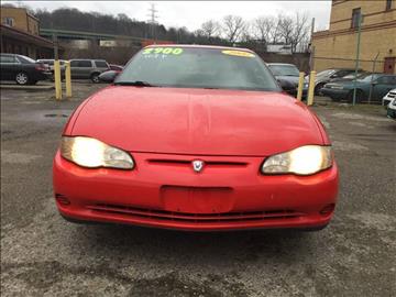 2000 Chevrolet Monte Carlo for sale at KBS Auto Sales in Cincinnati OH