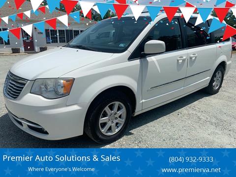 2012 Chrysler Town and Country for sale at Premier Auto Solutions & Sales in Quinton VA