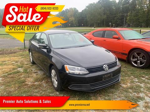 2012 Volkswagen Jetta for sale at Premier Auto Solutions & Sales in Quinton VA