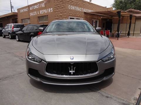 2014 Maserati Ghibli for sale at CONTRACT AUTOMOTIVE in Las Vegas NV