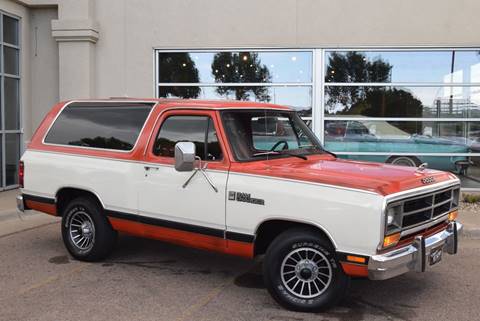 1986 Dodge Ramcharger for sale at Vern Eide Specialty and Classics in Sioux Falls SD