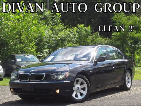 2006 BMW 7 Series for sale at Divan Auto Group in Feasterville Trevose PA