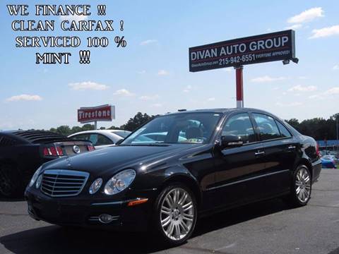 2007 Mercedes-Benz E-Class for sale at Divan Auto Group in Feasterville Trevose PA