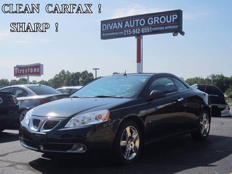 2009 Pontiac G6 for sale at Divan Auto Group in Feasterville Trevose PA