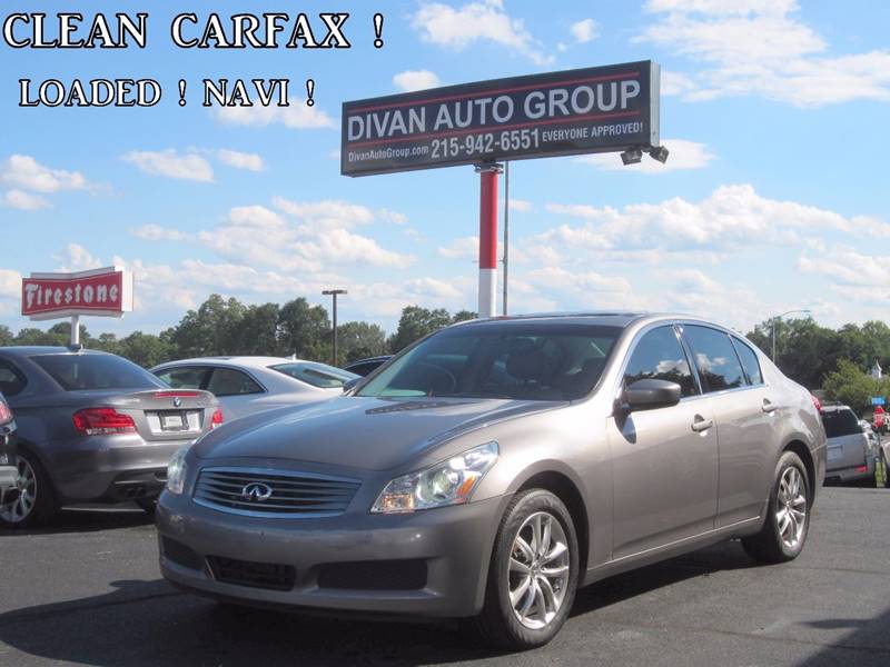 2009 Infiniti G37 Sedan for sale at Divan Auto Group in Feasterville Trevose PA