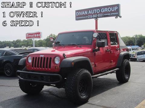 2007 Jeep Wrangler Unlimited for sale at Divan Auto Group in Feasterville Trevose PA