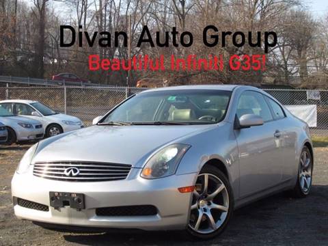2003 Infiniti G35 for sale at Divan Auto Group in Feasterville Trevose PA