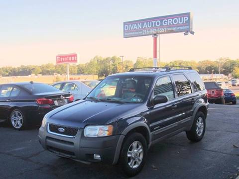 2002 Ford Escape for sale at Divan Auto Group in Feasterville Trevose PA
