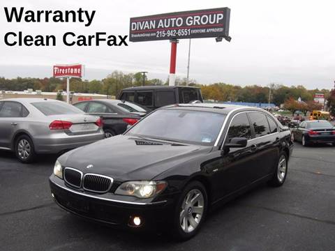 2008 BMW 7 Series for sale at Divan Auto Group in Feasterville Trevose PA