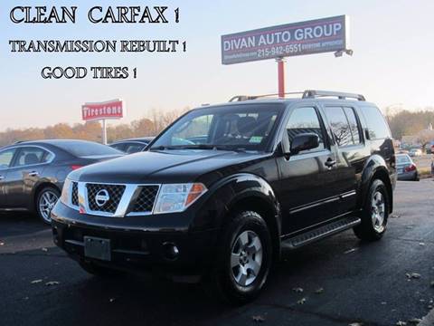 2006 Nissan Pathfinder for sale at Divan Auto Group in Feasterville Trevose PA
