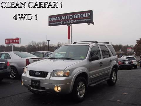 2007 Ford Escape for sale at Divan Auto Group in Feasterville Trevose PA