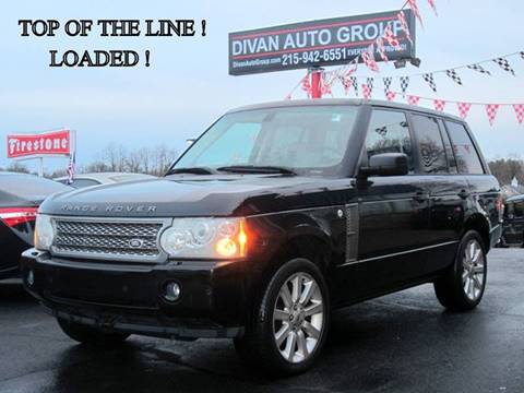 2007 Land Rover Range Rover for sale at Divan Auto Group in Feasterville Trevose PA