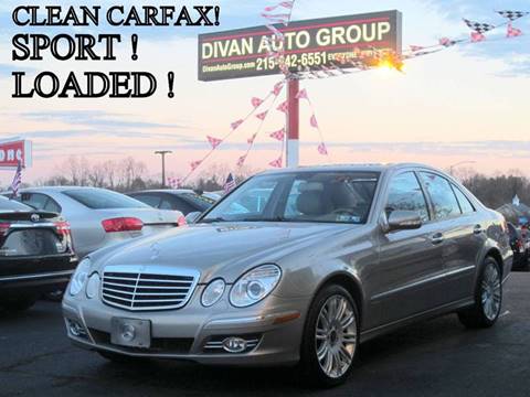 2008 Mercedes-Benz E-Class for sale at Divan Auto Group in Feasterville Trevose PA