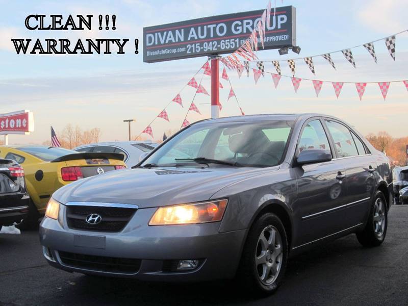 2006 Hyundai Sonata for sale at Divan Auto Group in Feasterville Trevose PA