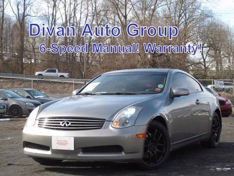 2005 Infiniti G35 for sale at Divan Auto Group in Feasterville Trevose PA