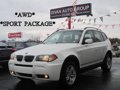 2006 BMW X3 for sale at Divan Auto Group in Feasterville Trevose PA